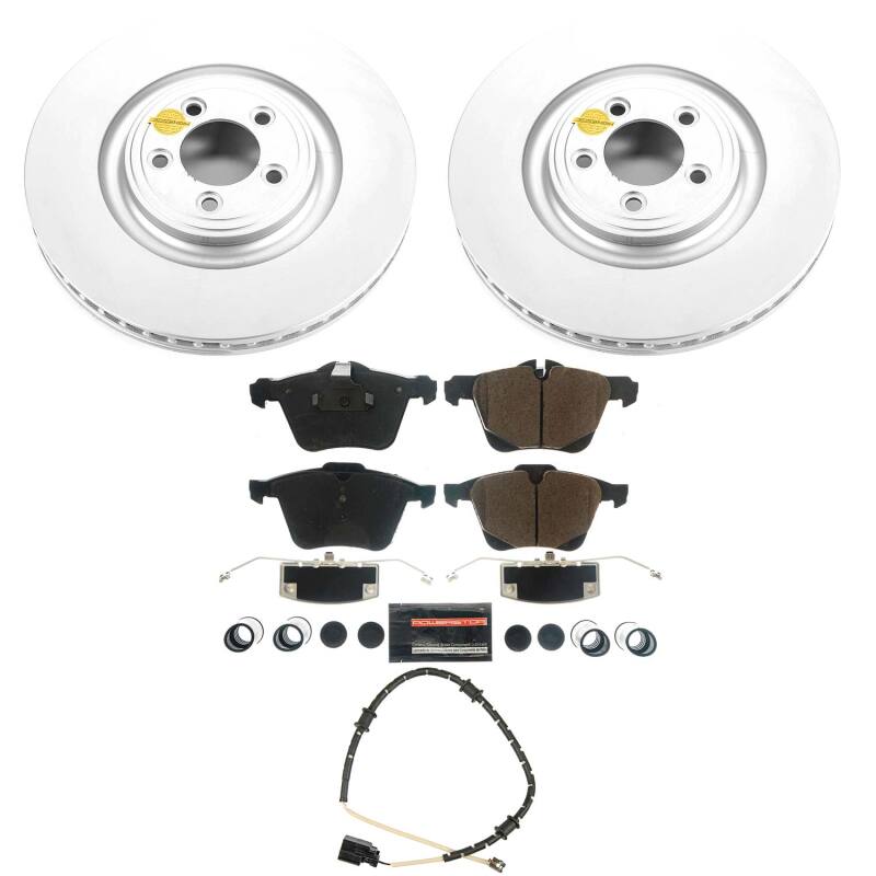 Jaguar F-Type Brake Kit - Front - PowerStop - Z23 Evolution Coated - `14-`21