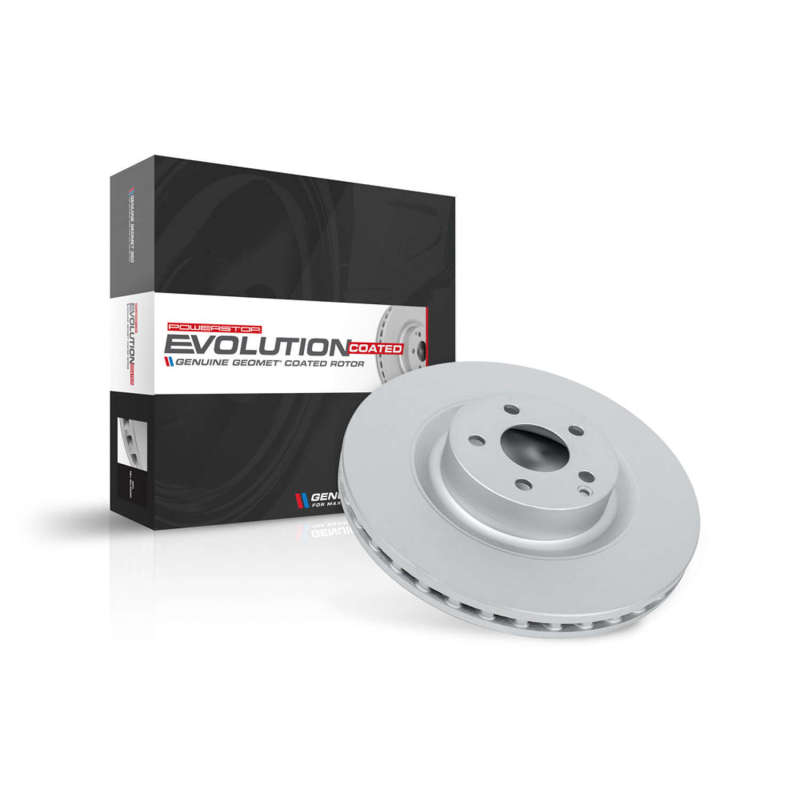 Jaguar X-Type Brake Rotor (1) - Rear - PowerStop - Evolution High Carbon Geomet Coated - `02-`08