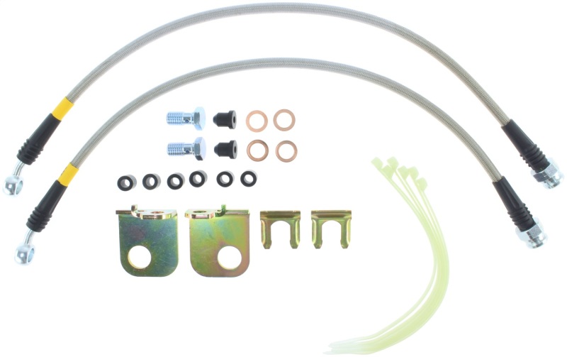 Jaguar S-Type Brake Line Kits - Front - Stoptech - Stainless Steel - `00-`02