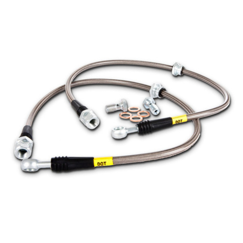 Jaguar S-Type Brake Line Kits - Front - Stoptech - Stainless Steel - `00-`02