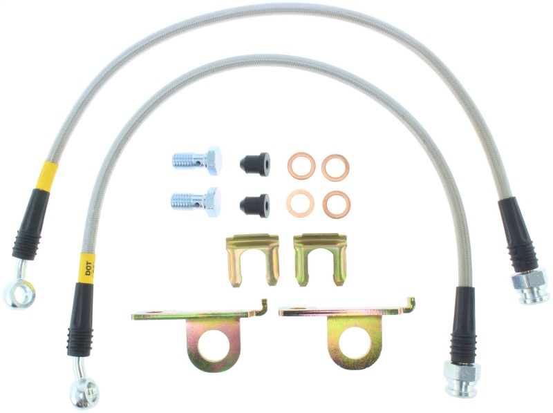 Jaguar S Type Brake Line Kit - Rear - Stoptech - Stainless Steel - `00-`02