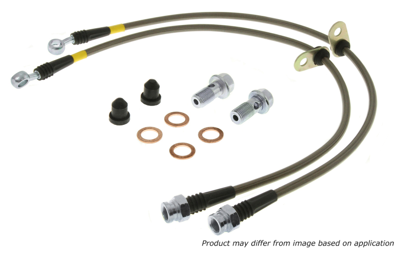 Jaguar S Type Brake Line Kit - Rear - Stoptech - Stainless Steel - `00-`02