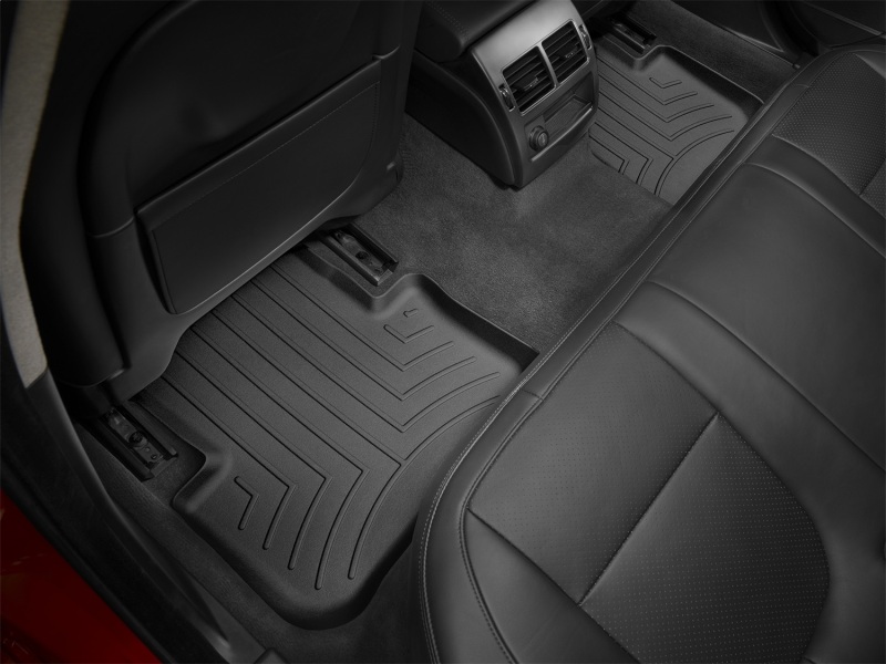 Jaguar XF FloorLiner - Rear - WeatherTech - DigitalFit - Black - `09-`12
