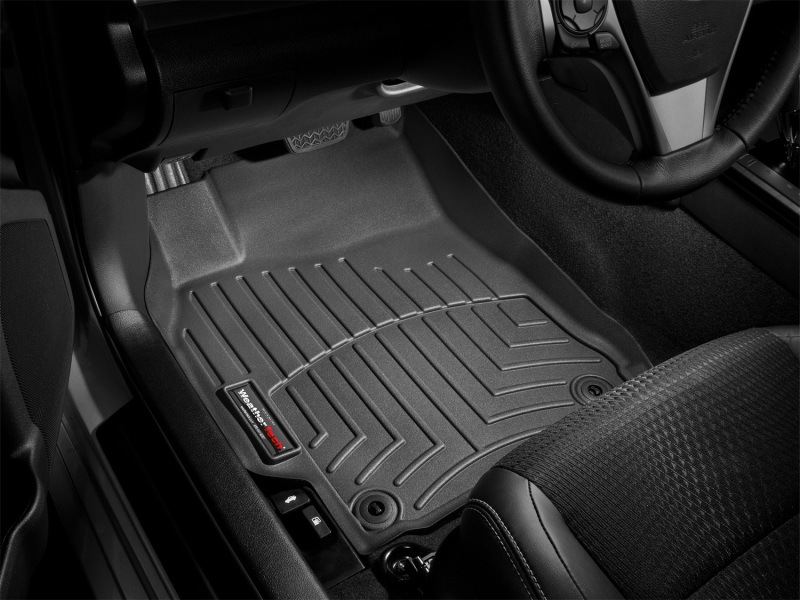 Jaguar XJ FloorLiner - Front + Rear - WeatherTech - DigitalFit - Black - `11-`27