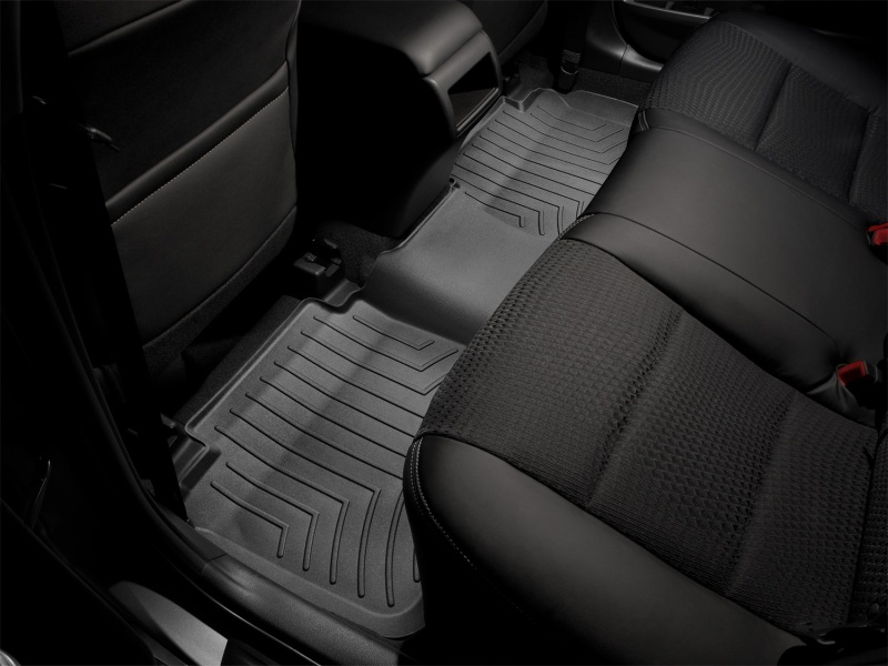 Jaguar XJ FloorLiner - Front + Rear - WeatherTech - DigitalFit - Black - `11-`27