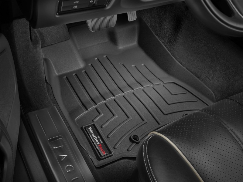 Jaguar XJ FloorLiner - Front - WeatherTech - DigitalFit - Black - `11-`27