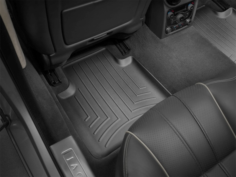 Jaguar XJ Rear FloorLiner - WeatherTech - DigitalFit - Black - `10-`27
