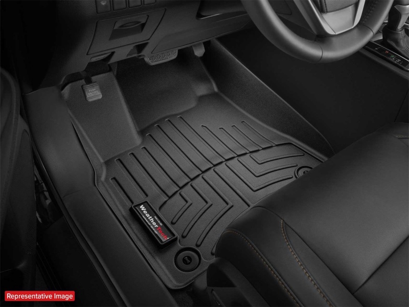 Jaguar XJ Rear FloorLiner - WeatherTech - DigitalFit - Black - `10-`27
