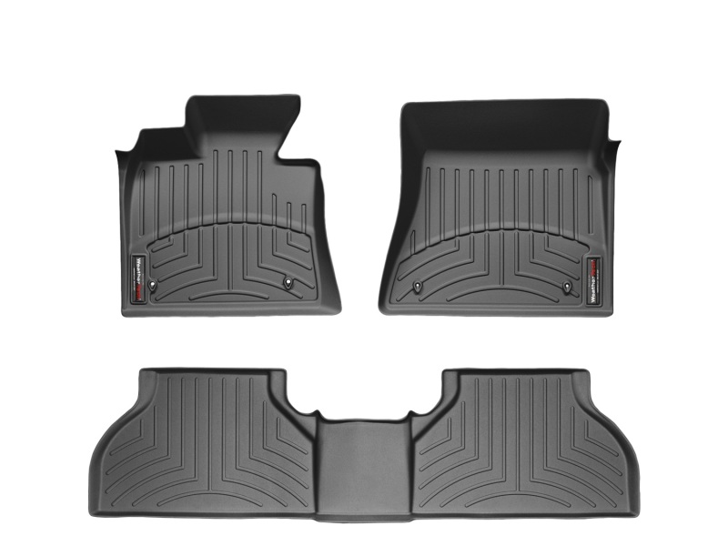 Jaguar XJ Series FloorLiner - Front - WeatherTech - DigitalFit - Black - `13-`27