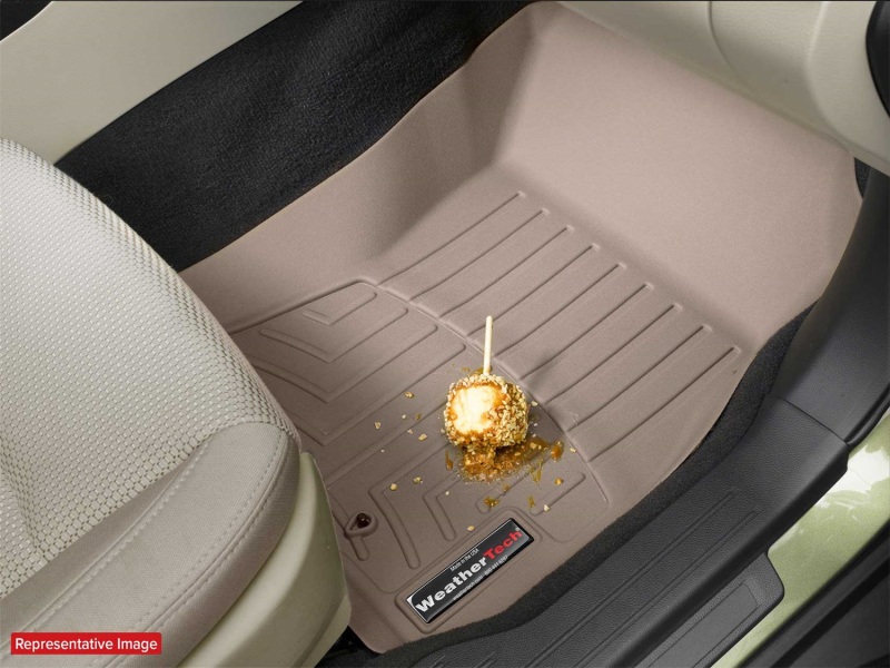 Jaguar XJ FloorLiner - Rear - WeatherTech - DigitalFit - Tan - `11-`27