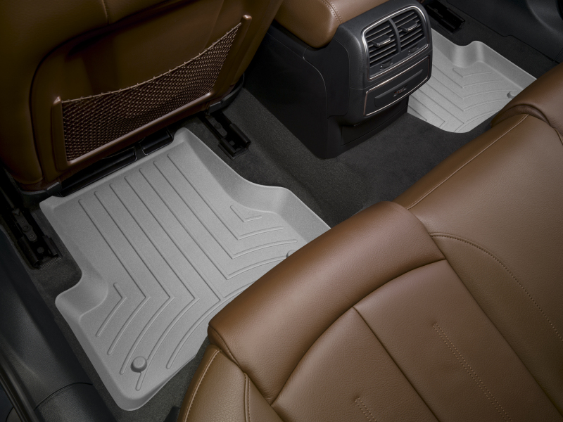 Jaguar XJ Floor Mat Set - Front - WeatherTech - DigitalFit - Grey - `11-`27