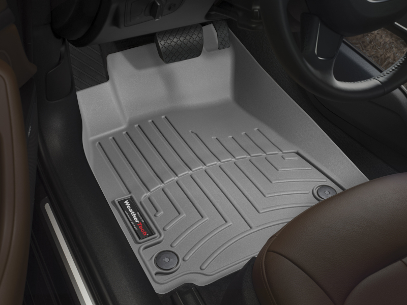 Jaguar XJ Floor Mat Set - Front - WeatherTech - DigitalFit - Grey - `11-`27