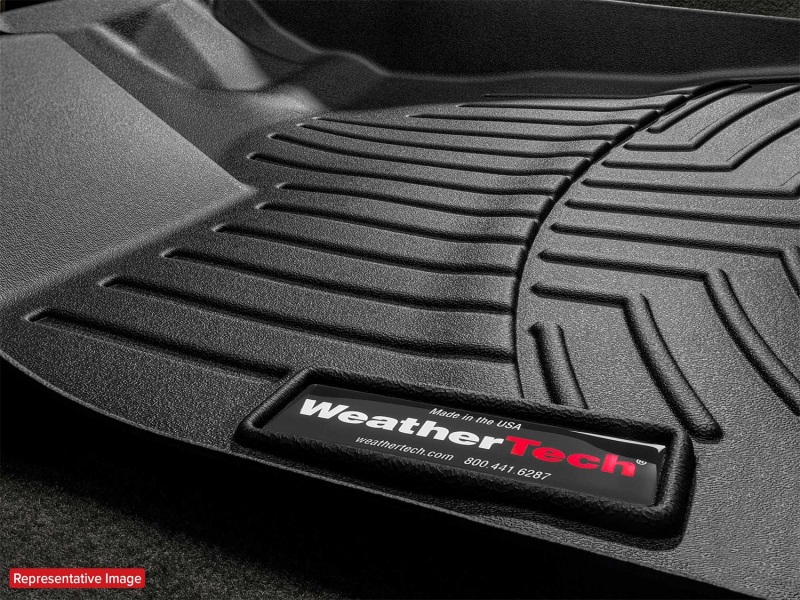 Jaguar XJ FloorLiner - Rear - WeatherTech - DigitalFit - Grey - `10-`27
