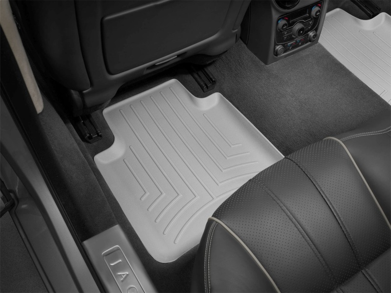 Jaguar XJ FloorLiner - Rear - WeatherTech - DigitalFit - Grey - `10-`27