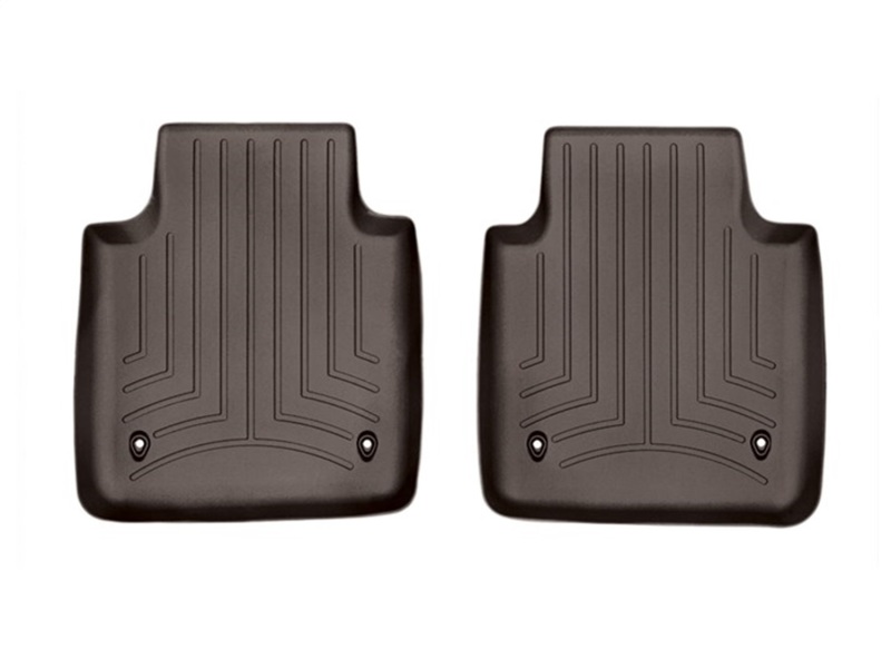 Jaguar XJ FloorLiner - Rear - WeatherTech - FloorLiner DigitalFit - Cocoa - `11-`27