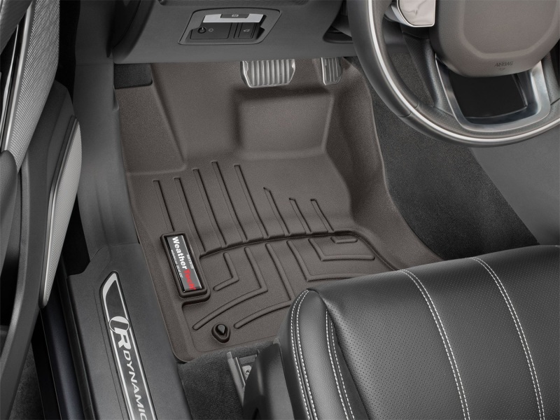 Jaguar F-Pace FloorLiner - Front - WeatherTech - DigitalFit - Cocoa - `17-`27