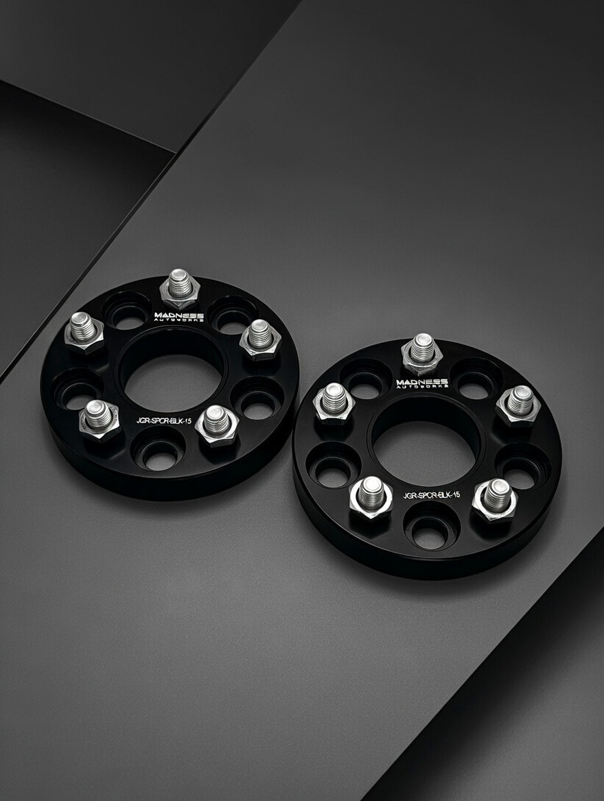 Jaguar F-Type Wheel Spacers - MADNESS - 20mm - set of 2 - Black Finish