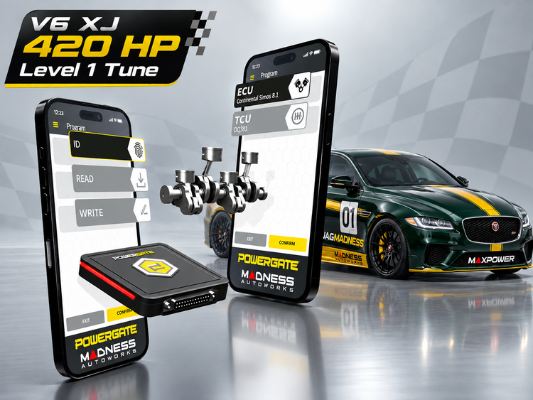 Jaguar XJ Powergate 4 Tuning Package - MAXPower Performance Flash - 3.0L - Level 1