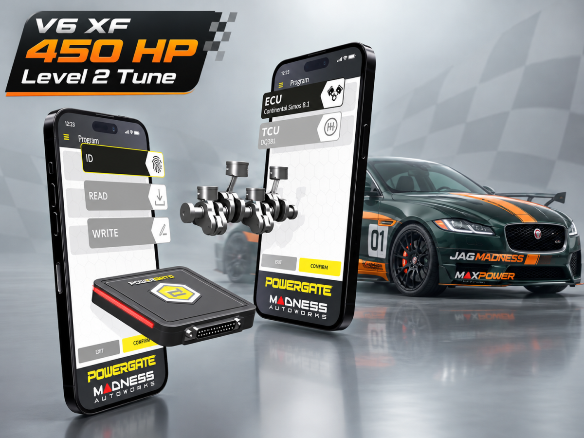 Jaguar XF Powergate 4 Tuning Package - MAXPower Performance Flash - 3.0L - Level 2