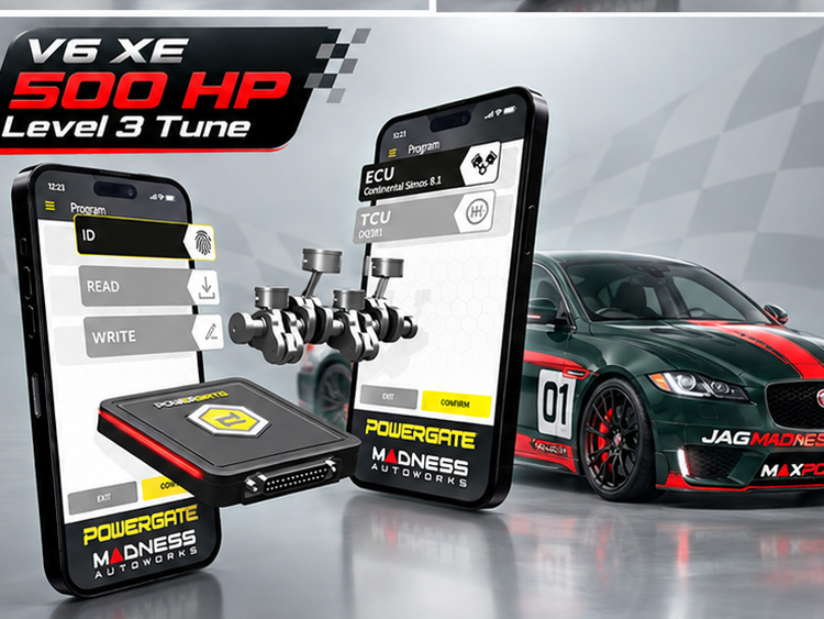 Jaguar XE Powergate 4 Tuning Package - MAXPower Performance Flash - 3.0L - Level 3