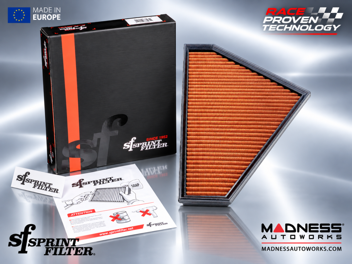 Jaguar F-TYPE Performance Air Filter - 2.0L - Sprint Filter - S High Performance