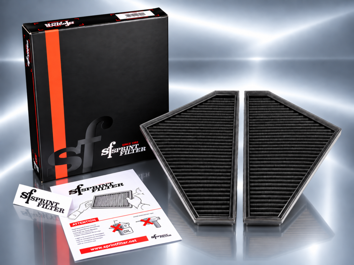 Jaguar F-TYPE Performance Air Filter - 3.0L - Sprint Filter - F1 Ultimate Performance Jaguar F-TYPE Performance Air Filter - 3.0L - Sprint Filter - F1 Ultimate Performance