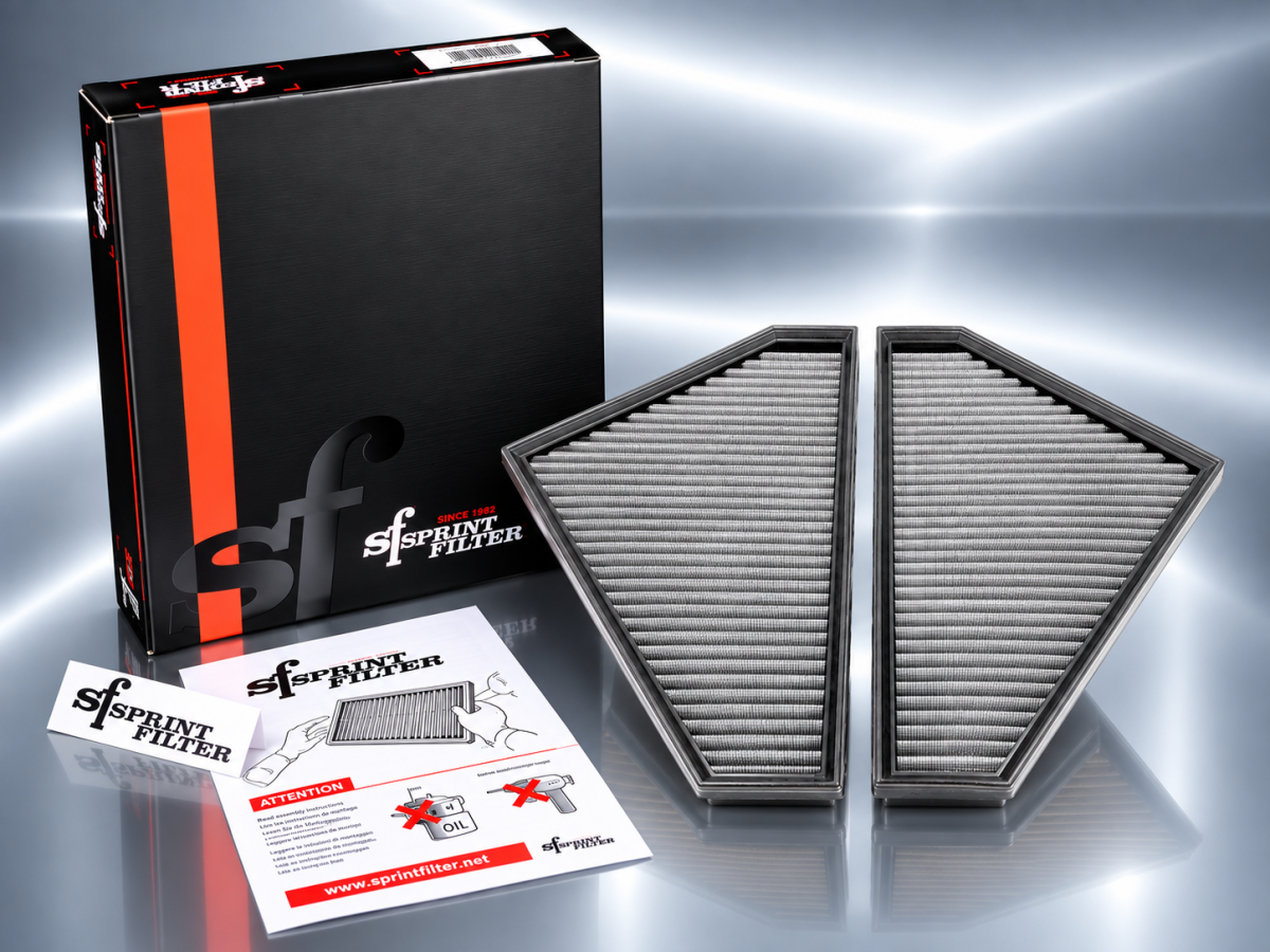 Jaguar F-TYPE Performance Air Filter - 3.0L - Sprint Filter - WP Ultra Fine/ Waterproof Jaguar F-TYPE Performance Air Filter - 3.0L - Sprint Filter - WP Ultra Fine/ Waterproof