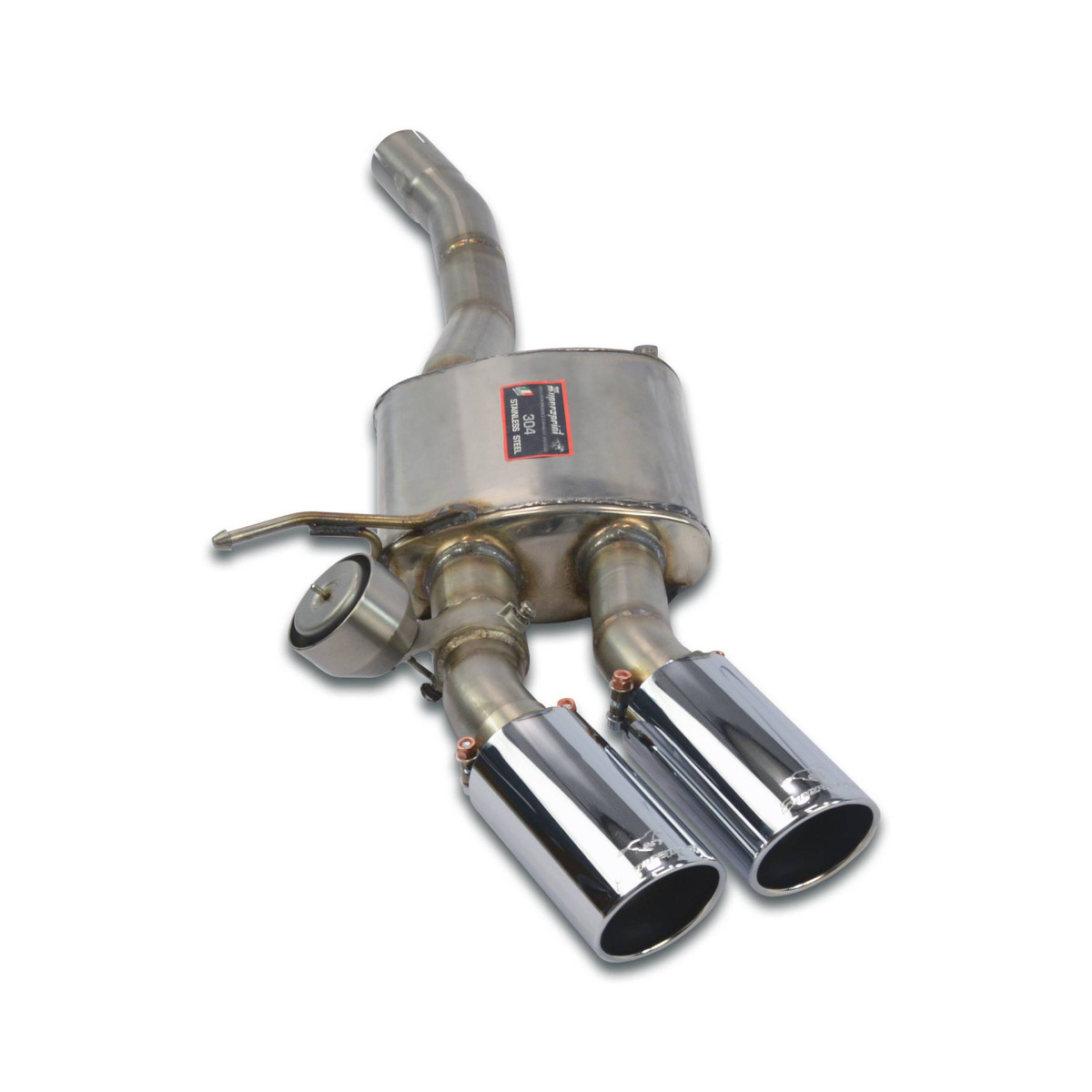 Jaguar XKR Performance Exhaust - Supersprint - Rear Section - Left Side w/ Valve - 4.2i V8