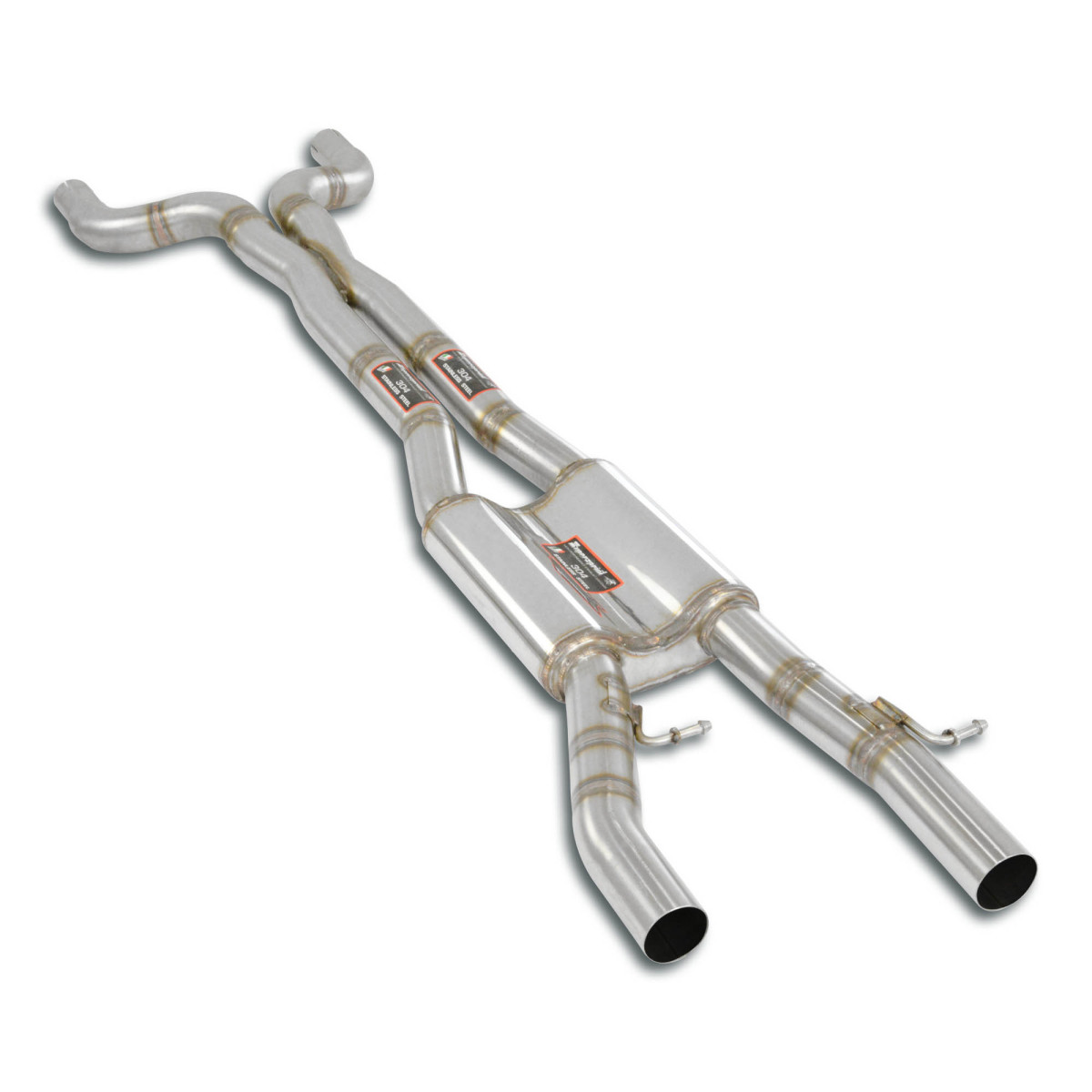 Jaguar XKR Performance Exhaust - Supersprint - Center Section X-Pipe - Resonated - 5.0L V8