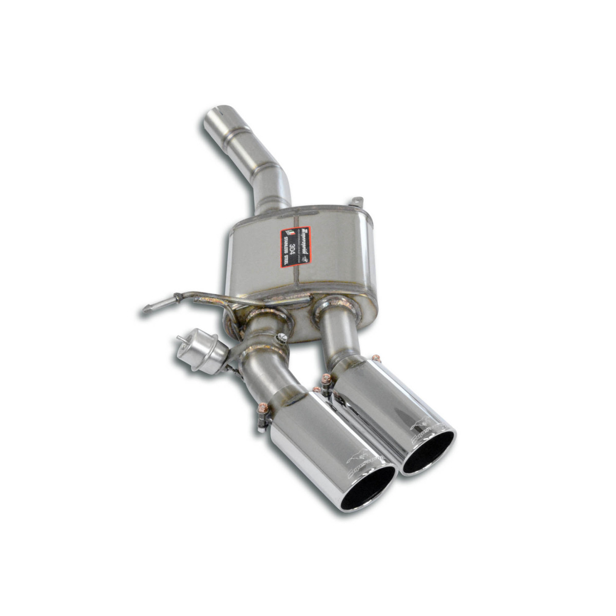 Jaguar XKR Performance Exhaust - Supersprint - Rear Section - Left Side w/ Valve - 5.0L V8