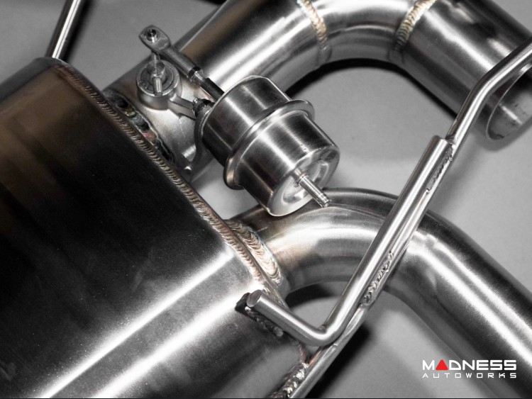 Jaguar F-Type Performance Exhaust System - MADNESS - 5.0L V8 - Dual Side Exit - Vacuum Valve Design - Carbon Fiber Exhaust Tips