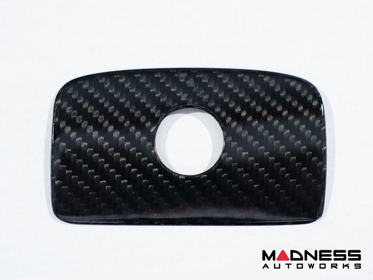Jaguar XF Interior Trim - Carbon Fiber - Glove Box Handle Cover - Feroce Carbon