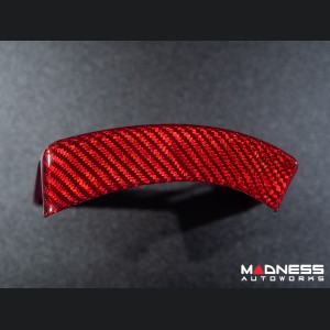 Jaguar F-Type Interior Trim - Carbon Fiber - Air Vent Cover Trim Kit - Red Candy