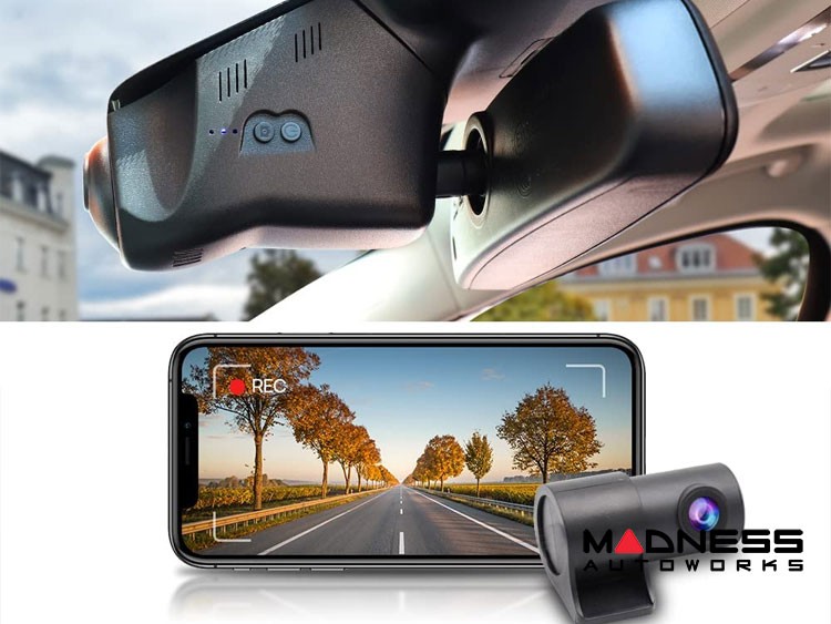 Jaguar F-Type Integrated Dash Camera System - 2015-2016 - Front + Rear Dual Cameras