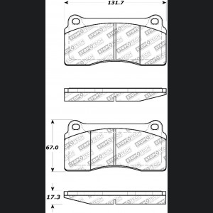 Jaguar XK - ST Street Brake Pads