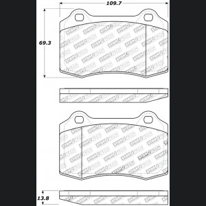 Jaguar XK - ST Street Brake Pads