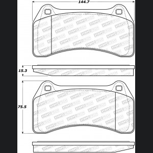 Jaguar XJ Type - ST Street Brake Pads