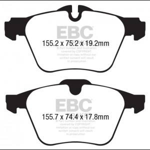 Jaguar F Type - EBC Redstuff Brake Pad Sets