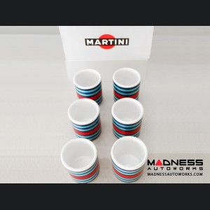 MARTINI Racing Cup Set (6) - MARTINI Racing Stripes