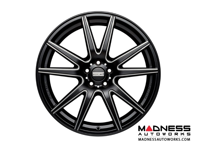 Jaguar XF Custom Wheels - Fondmetal - Black Milled