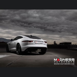 Jaguar F-Type Performance Exhaust System - Cat Back - Ragazzon - Evo Line - Dual Tip w/ Valved Rear Section - Non-Resonated - P300