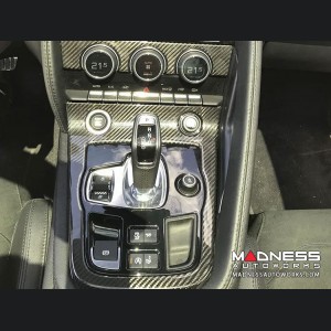 Jaguar F-Type Interior Trim - Carbon Fiber - Center Console Cover 