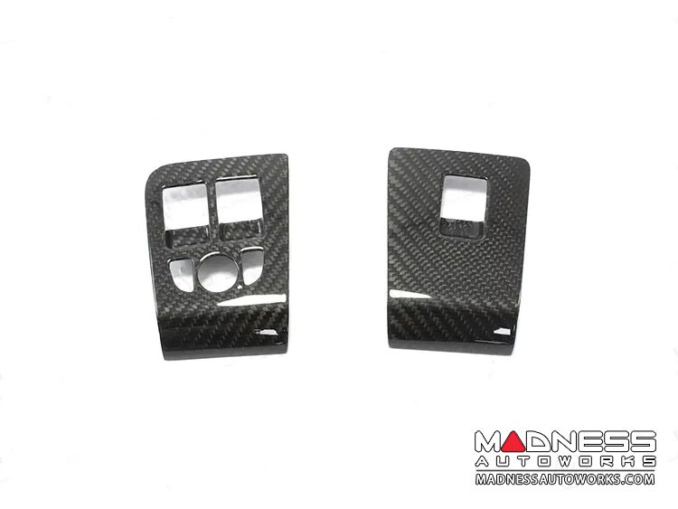 Jaguar F-Type Interior Trim - Carbon Fiber - Window Switch Control Cover Kit