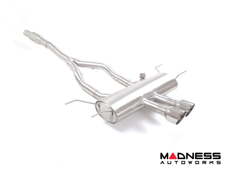 Jaguar F-TYPE Performance Exhaust System - Ragazzon - 2.0L Turbo - Center Exit - Vacuum Valve Design - Resonated - Dual Tip