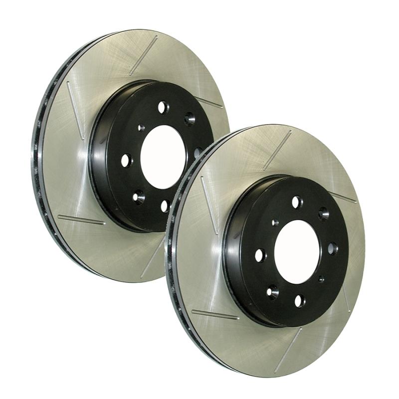 Jaguar XK Brake Rotors - Sport Slotted - StopTech