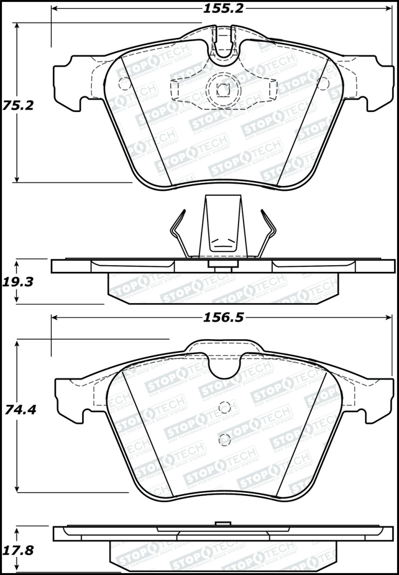 Jaguar XK - ST Street Brake Pads