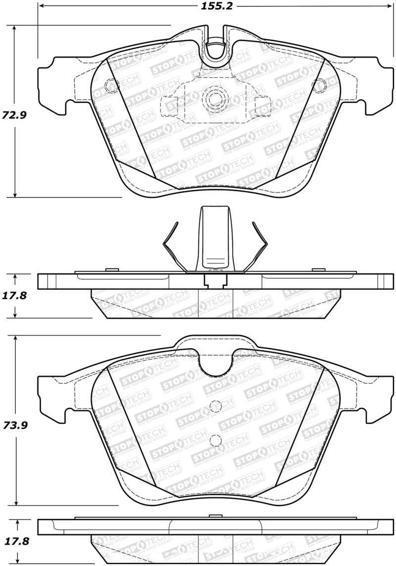 Jaguar XJ Type - ST Street Brake Pads