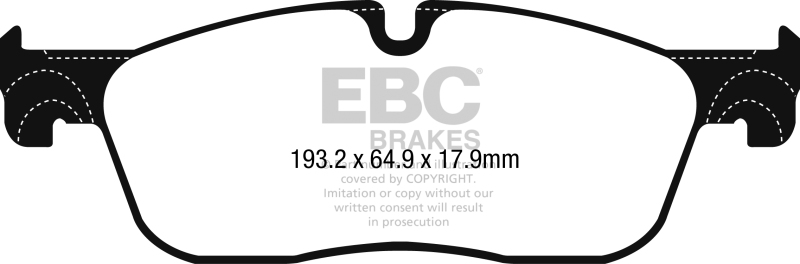 Jaguar XF - EBC Greenstuff Brake Pad Sets