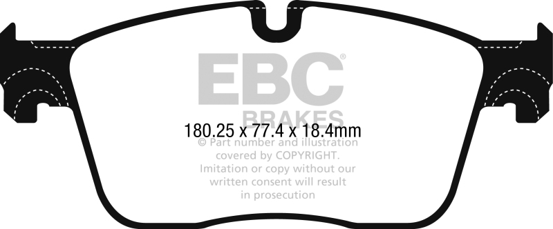 Jaguar F Pace - EBC Ultimax2 Brake Pad Sets